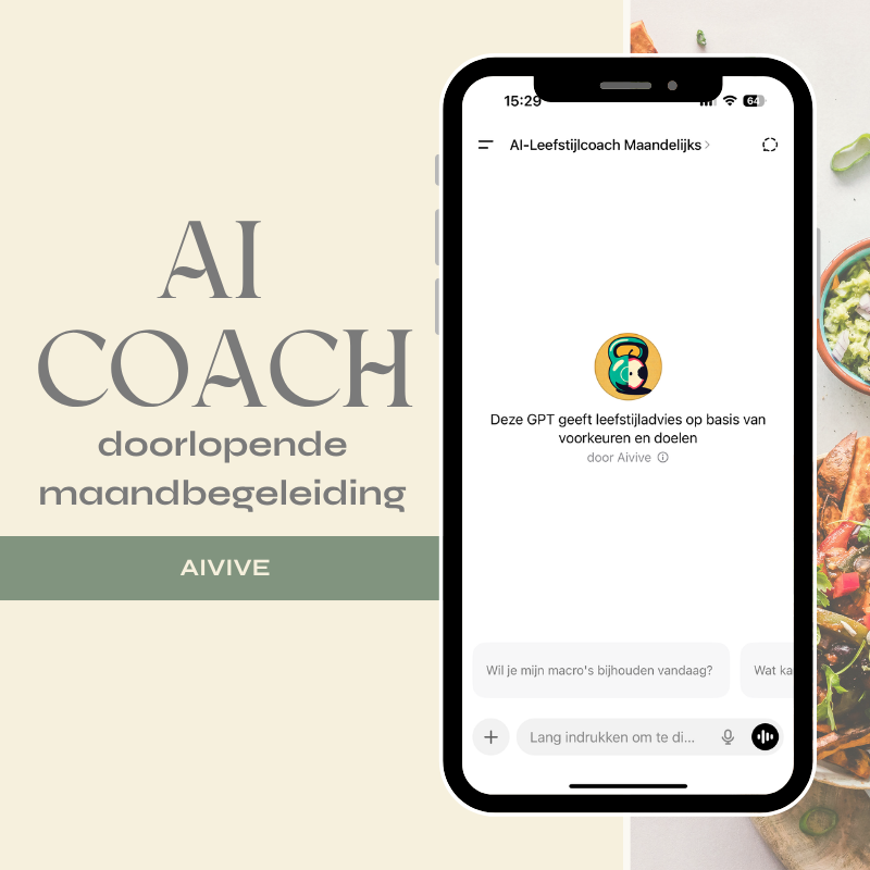 AI Leefstijlcoach – Doorlopende Maandbegeleiding